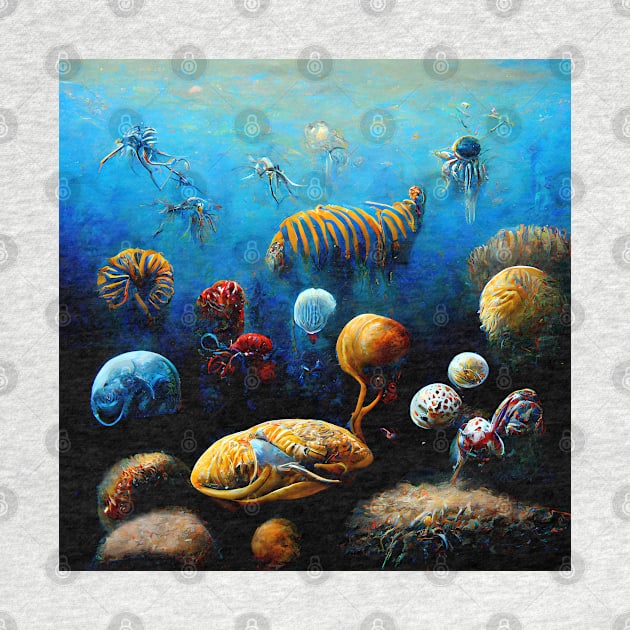 Sea creatures #1 by endage
